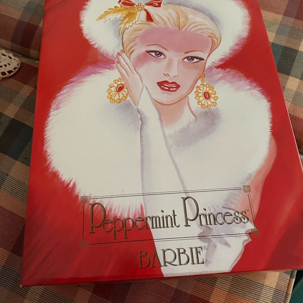 Mattel Peppermint Princess Barbie Doll Box